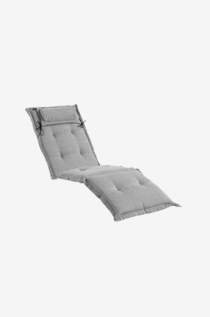 Fritab - Pute til posisjoneringsstol Canyon - Grå - Puter til solstol & solseng - Fra Homeroom