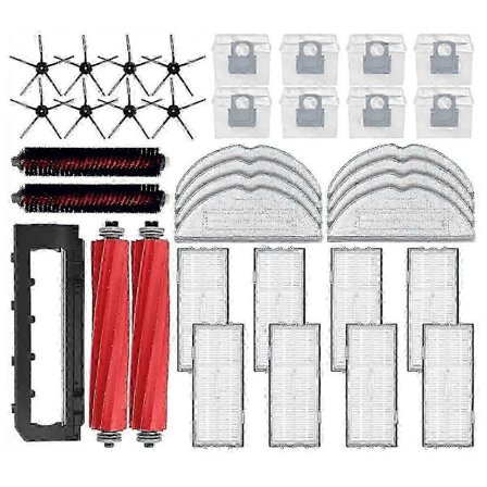 Tillbehör kompatibla med S7 MaxV Ultra / S7 Pro Ultra Ersättningsreservdelar Huvudsida Borstfilter Mopp Dus