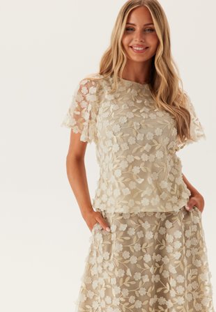 Ida Sjöstedt Lilja Top Greige Klær