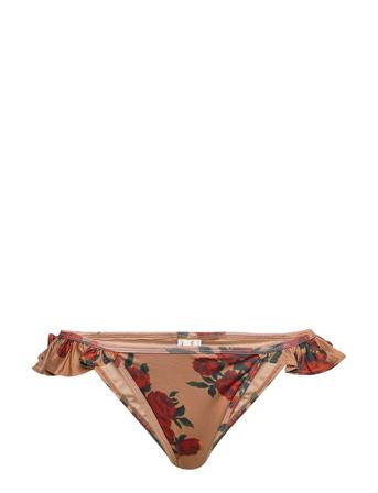 Rita Bikini Briefs Warm Beige Swimwear Bikinis Bikini Bottoms Bikini Briefs Multi/mönstrad Underprotection