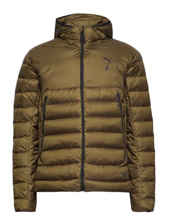 Seasons Down Jacket Vuorillinen Takki Topattu Takki Khakinvihreät PUMA