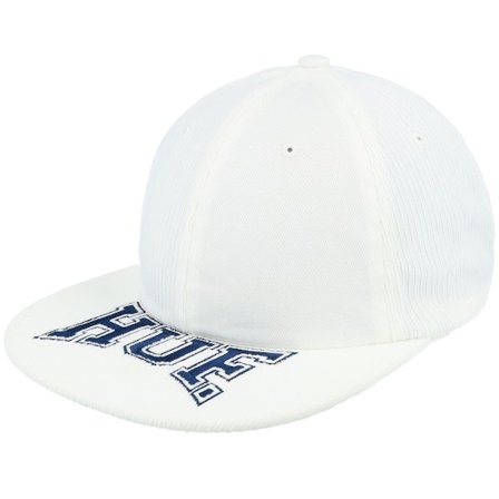 HUF - Hvid snapback Kasket - Classic H Pin Wheel 6 Panel Hat White Strapback @ Hatstore