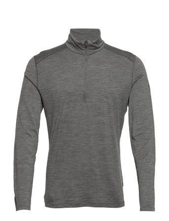 Men 200 Oasis Ls Half Zip Grey Icebreaker