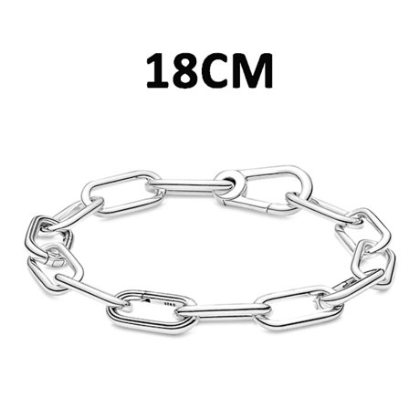 Me Series Charms 925 Sterling Silver Me Link Slangekjede Halskjede Passer Originalt Me Armbånd DIY Smykker Mote Kvinner