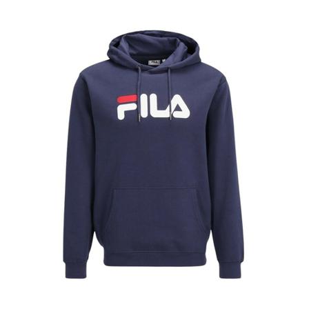 Fila, Fila bluza męska z kapturem Barumini Hoody Fau 0090.50001 S Niebieski, Mężczyzna, Rozmiar: S