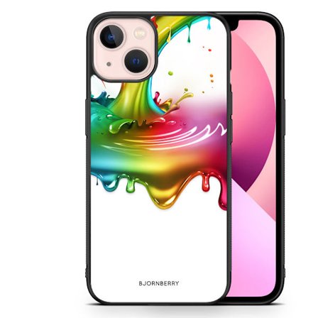 Bjornberry Skal iPhone 13 - Regnbågs Splash