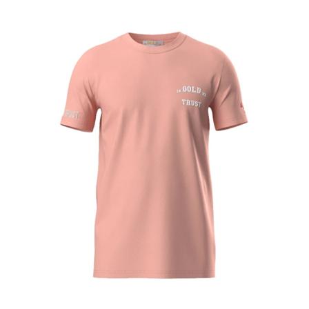 In Gold We Trust, T-Shirt Roze, Heren, Maat:XL