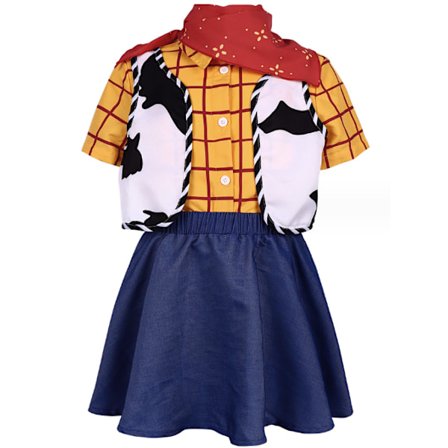 Toddler Flickor Pojkar Cowgirls Cosplay Halloween Festklänning