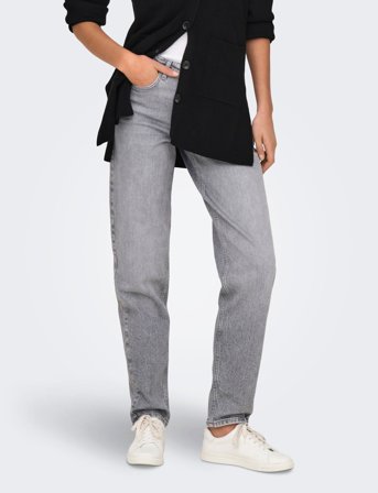ONLY Onljuicy Hw Mom Rea707 Dnm - Grey - 25 x 32