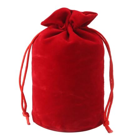 Pendel Divination Tärningar Påse Kort Pad Runes Altare Bordsduk Brädspel Dragsko Flanellväska Tarots Förvaringspåse Red M