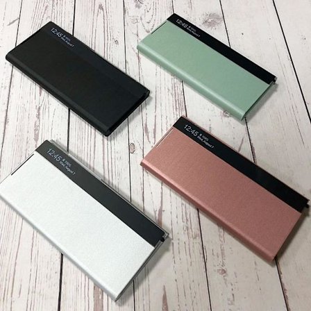 Smart Clear View Cover til Galaxy S21 FE - Mørkegrå God Premium