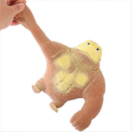 Knus Orangutang Fidget Orangutang Abe Stresslegetøj Elastisk Abe Legetøj, 100% Ny
