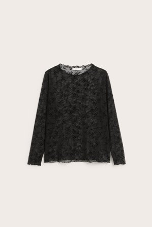 Kappahl | Långärmad top | Svart