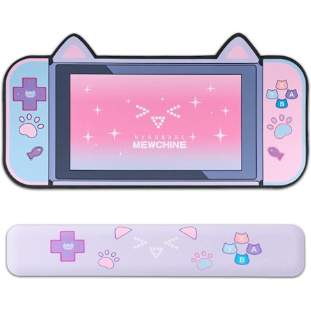 Hiirimattosetti, jossa liukumaton kumirannetuki ja kevyt minä