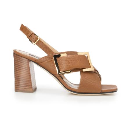 Sergio Rossi, Sandals Brązowy, Kobieta, Rozmiar: 37 EU