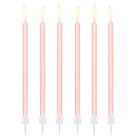 Kakelys Rosa 12-pakning