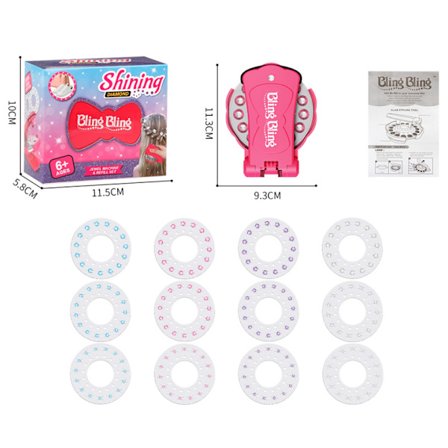 Bling Bling Ultimate Glam Kit - Reparera Diamant Multicolor i Hår