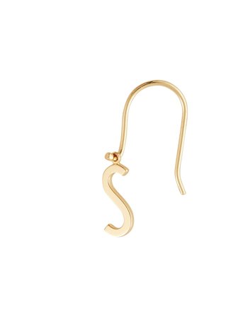 Design Letters | Initial Ear Hanger (A-Z) | ONE SIZE 2