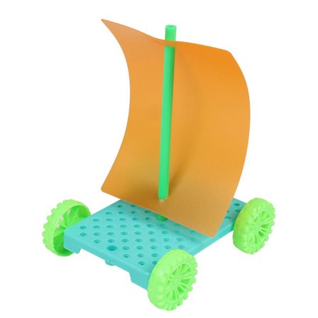 Vinddrevet bil, praktisk montering, vindenergibil for barn og tenåringer 8+, pedagogisk STEM-læringsleketøy, fysikkeksperiment