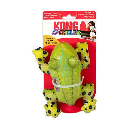 Kong Shields Tropics Frog Hundelegetøj Frog M 19x13x7,5 cm, Tøj & Bolig, Dyrelegetøj, Hundelegetøj