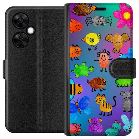 Yhteensopiva Lompakkokotelo OnePlus Nord CE 3 Lite Little Scribble Friends