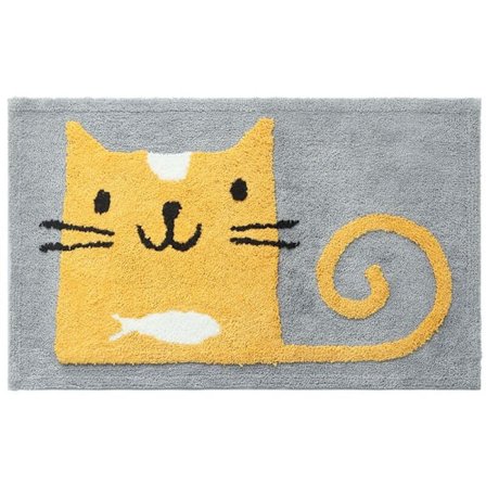 Soverum Dørmåtte Tegneserie Køkken Tæppemåtte Floknings Tæppe Dørmåtte Anti-Gulv Indgang Udendørs Tæppe Kattemåtte-S