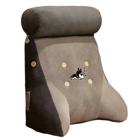 Lukutyyny sänkyyn ja sohvalle, selkänojatyyny irrotettavalla päällisellä, pehmeä pehmustettu lannerangan tukityyny, mukava ja tukeva selkätukityyny