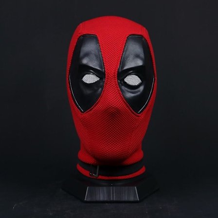 Deadpool Wade Winston Wilson Cosplay Nylon Maske Hodeplagg Strikket Bomullsnett Hjelm Halloweenfest Karneval Kostyme Rekvisitter