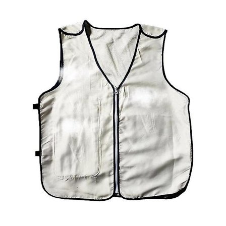 Sommarkylväst Andas kylväst Kläder Heatstroke Prevention Evaporative Ice Cooling Väst med 4 ispaket