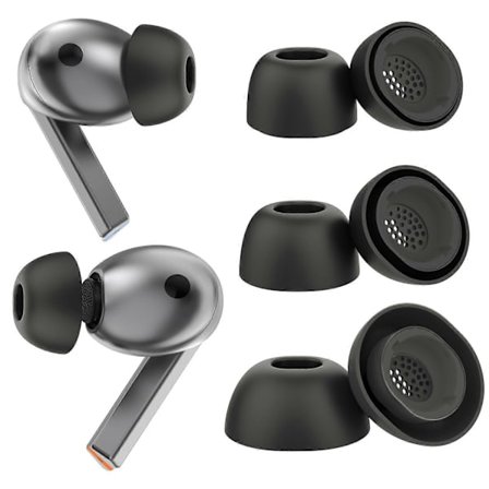 AHASTYLE WG173 Kompatibel med Samsung Galaxy Buds3 Pro Ersättningsöronproppar 3 Par L/M/S Silikon
