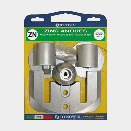 Zinc anode Tecnoseal, for sterndrive, fits Mercruiser Bravo III from 04