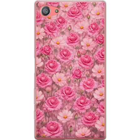 Yhteensopiva Puhelinkuori Sony Xperia Z5 Compact Petal Reverie Blush Rose