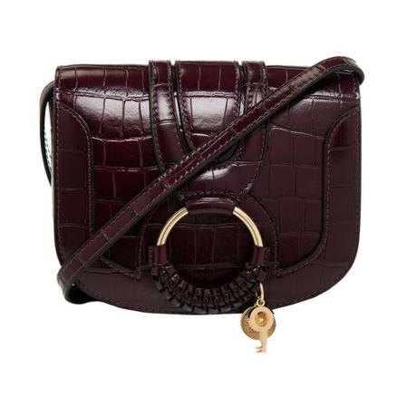 See by Chloé, Hana Mini Shoulder bag Rood, Dames, Maat:ONE Size,Katoen