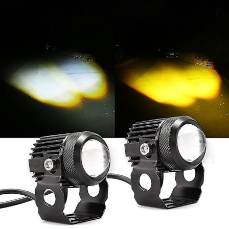 2 Pak Motorcykel LED Kørelys Aux Spotlight Kompatibel Med Jeep E-cykel Traktor Pickup Truck A