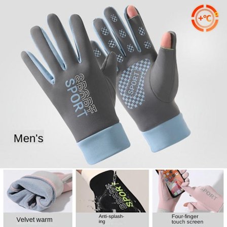 Vinterhanske helfingerhansker MANNE FARGE 3 HANNE FARGE 3