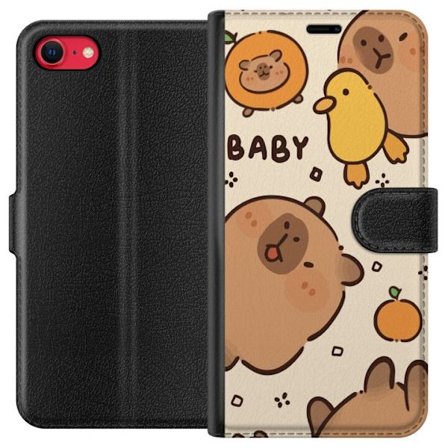 Kompatibelt Lommeboketui til Apple Apple iPhone 8 Kawaii Baby Kapibara