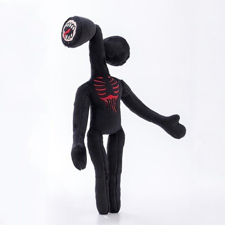Anime Siren Head Plyslegetøj, Gyser Sort Tegneserie Legetøj