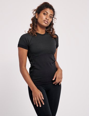 Hummel Hmlclea Seamless Tight T-Shirt - Black - XL