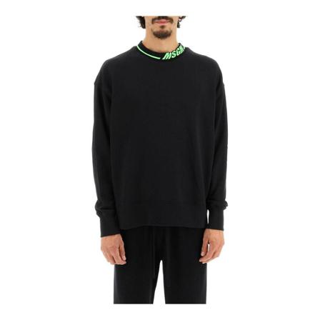 Msgm Sweatshirt Sort, Herre Strik