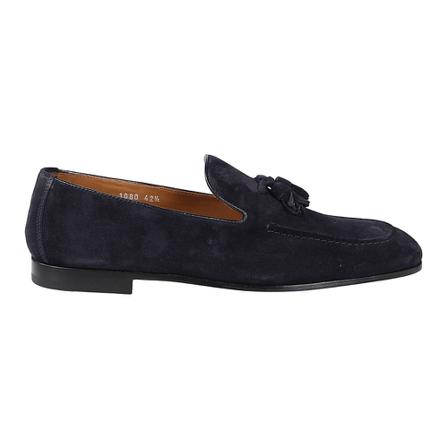 Doucal's, TEL Loafers Blauw, Heren, Maat:44 EU