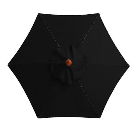 3m Rund Trädgårdsparasoll Paraply Utomhus Terrass Solskydd Baldakin 3m 6/8x Arm