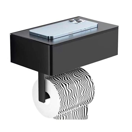 Veggmontert toalettpapirholder vanntett rustfritt stål våtserviettdispenser