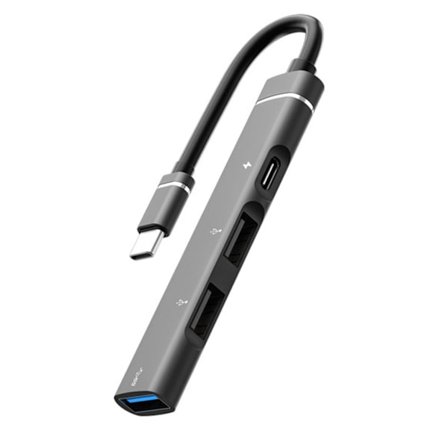 4-i-1 USB3.0 Hub 4-port USB3.0 USB2.0 Type-C Förlängare USB PD Multi-splitter Adapter OTG för PC Datortillbehör