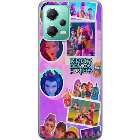 Kompatibelt Mobilskal till Xiaomi Xiaomi Redmi Note 12 Kawaii KPop Demon Hunters vinyl samlarobjekt