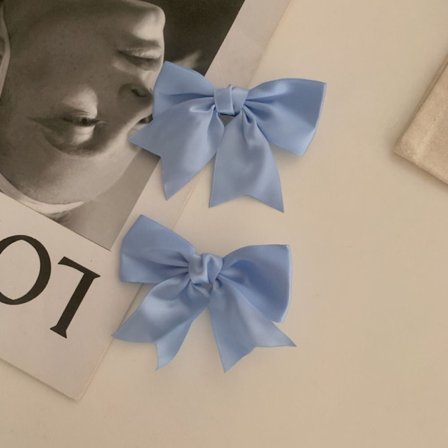 6stk Sløyfe Hårklemmer Sløyfe Hårspenner BLÅ