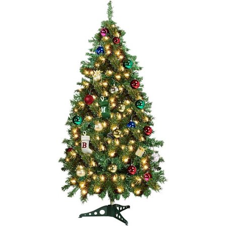 TRIXES Realistisk Miljøvennlig Juletre - Kunstig Juletre Dekorasjon for Innendørs og Utendørs Bruk