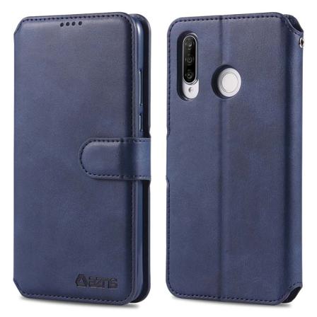 Praktiskt Stilrent Plånboksfodral - Huawei P30 Lite Grå
