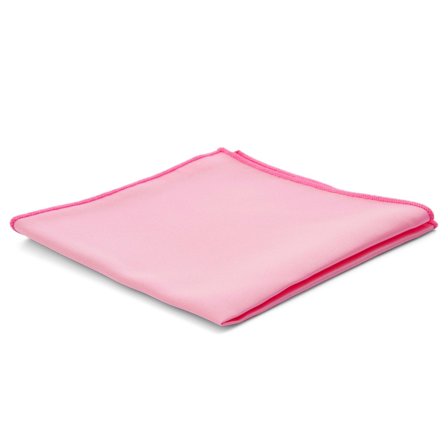 Pañuelo de bolsillo básico rosa claro para hombres - Pañuelos de bolsillo de color liso