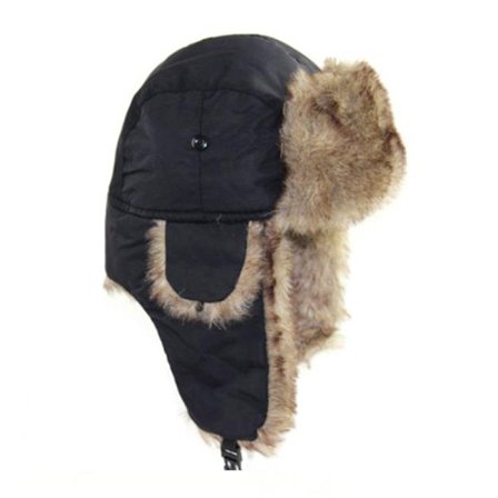 Winter Warm Thicken Vindtæt Hat Faux Fur Ski Hats Beanie Cap