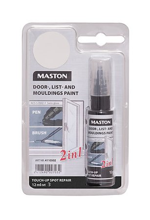 MASTON FARGEPENN HVIT 12 ML
